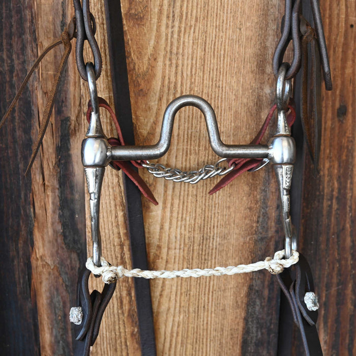 Kerry Kelley Silver Mounted Pecos Solid Port Bridle Rig w/All New Leather
