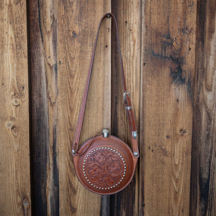King's Saddlery Basketweave Canteen