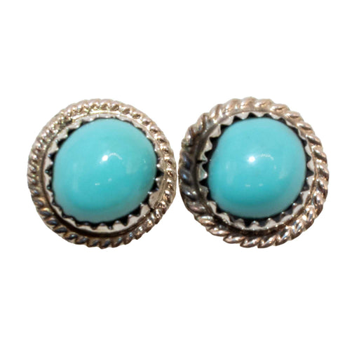 Kitty Turquoise Stud Earrings WOMEN - Accessories - Jewelry - Earrings Al Zuni