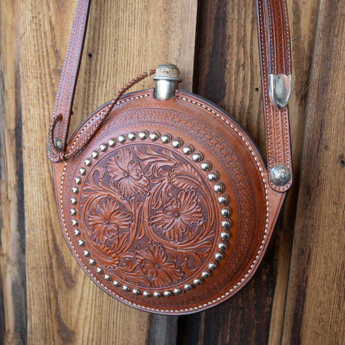 King's Saddlery Basketweave Canteen