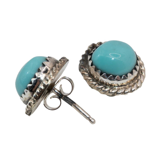 Kitty Turquoise Stud Earrings WOMEN - Accessories - Jewelry - Earrings Al Zuni