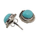 Kitty Turquoise Stud Earrings WOMEN - Accessories - Jewelry - Earrings Al Zuni