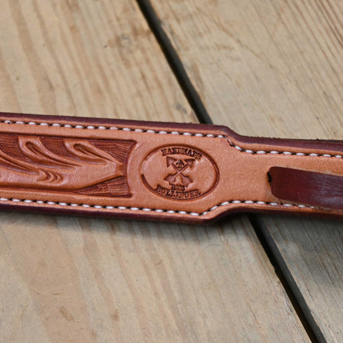 Ross Bullinger 5/8" Split Ear Headstall w/P.R.C. Buckle Tack - Headstalls Ross Bullinger