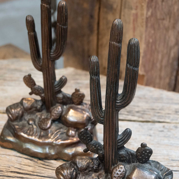 Vintage Dodge Inc. Saguaro Cactus Bookends Collectibles Dodge Inc.