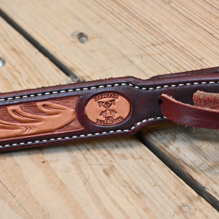 Ross Bullinger 5/8" Split Ear Headstall w/P.R.C. Buckle Tack - Headstalls Ross Bullinger