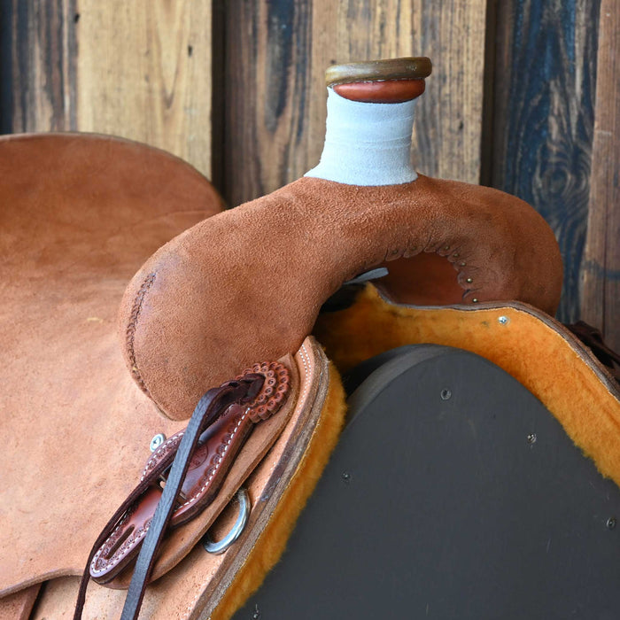 17" TESKEY'S STRIP DOWN RANCH SADDLE