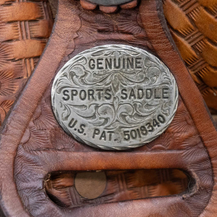 12" USED GENUINE SPORTS TREELESS BARREL SADDLE