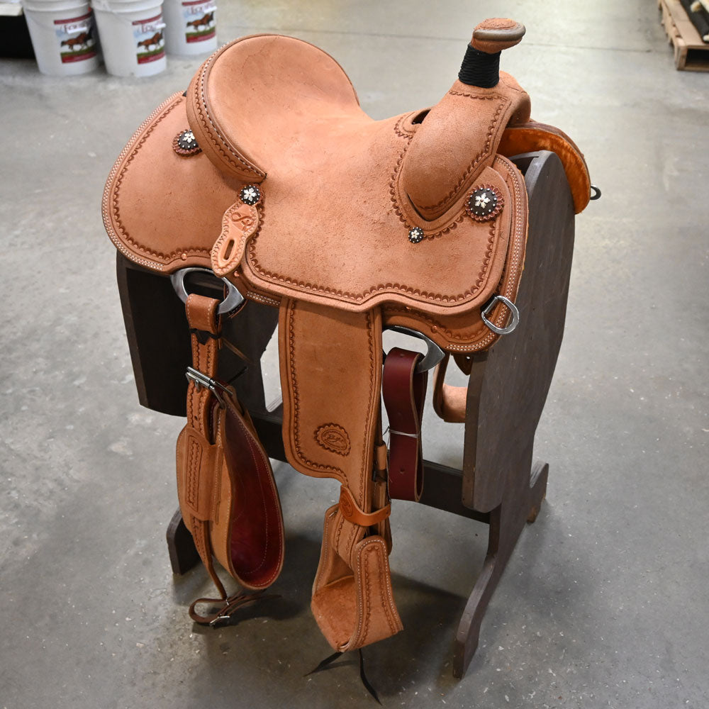 13" PATRICK SMITH ROPING SADDLE Saddles Patrick Smith