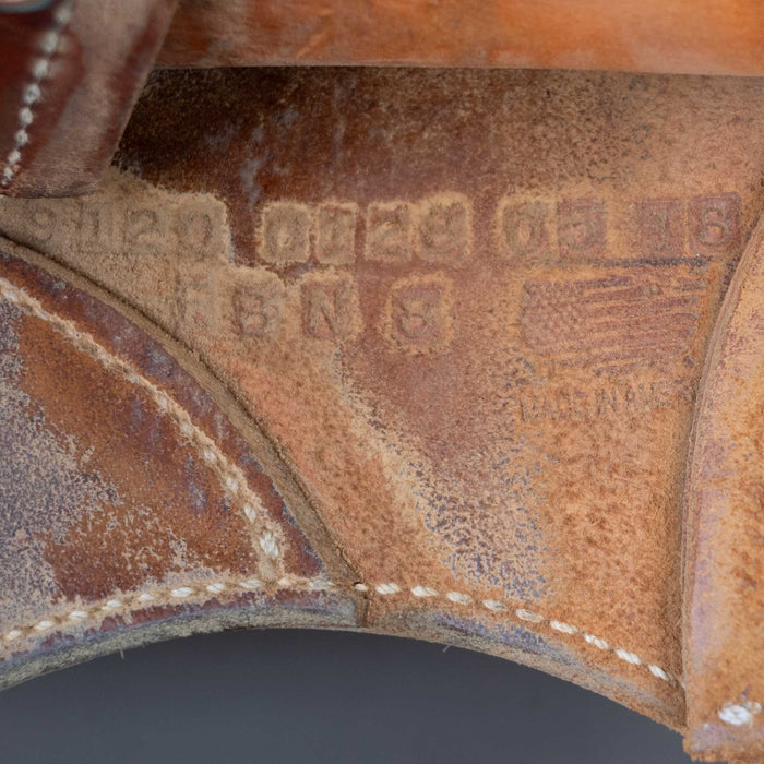 14" USED ROO HIDE BARREL SADDLE