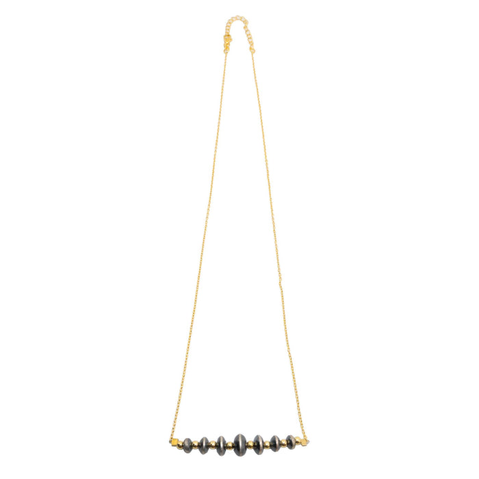 Sterling and Gold Plated Graduated Bead Necklace WOMEN - Accessories - Jewelry - Necklaces Indian Touch of Gallup