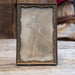 1920's - 30's Brass Frame w/ Old Cowboy Postcard Collectibles MISC