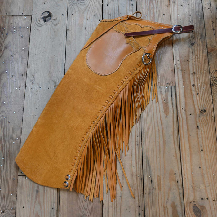 Amber Roughout Stepthrough Chaps Tack - Chaps & Chinks misc