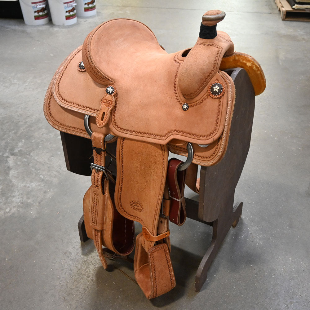 13.5" PATRICK SMITH ROPING SADDLE Saddles Patrick Smith