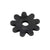 Black Satin 9 Point Rowel Tack - Conchos & Hardware - Rowels Partrade   