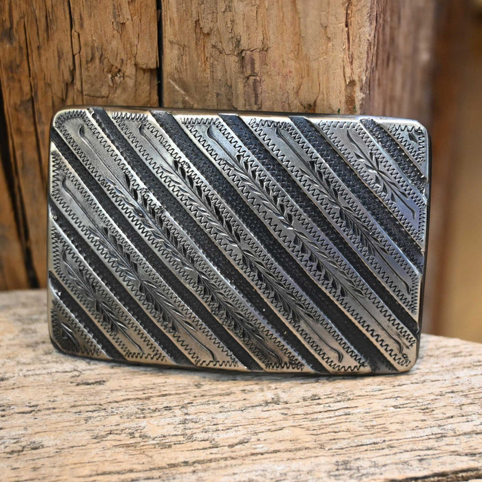 Handmade Silver Mounted Buckle by David Farkas