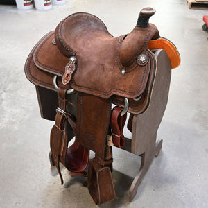 13.5" PATRICK SMITH ROPING SADDLE Saddles Patrick Smith