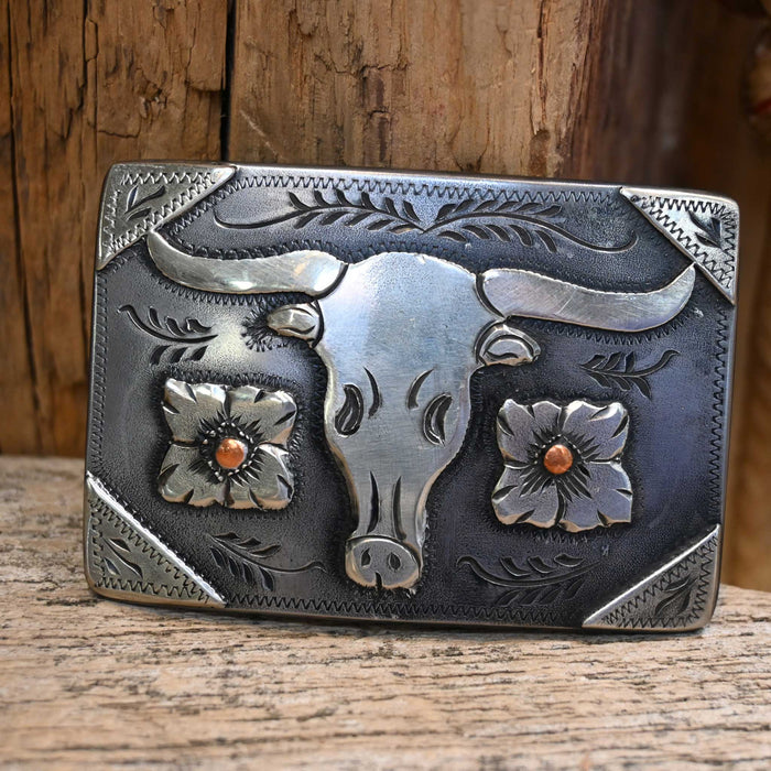 Handmade Silver Mounted Buckle by David Farkas