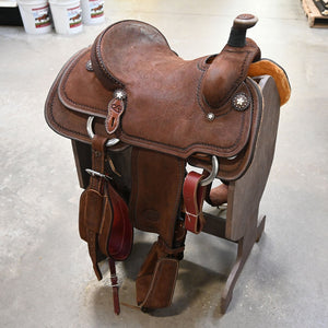 14.5" PATRICK SMITH ROPING SADDLE Saddles Patrick Smith