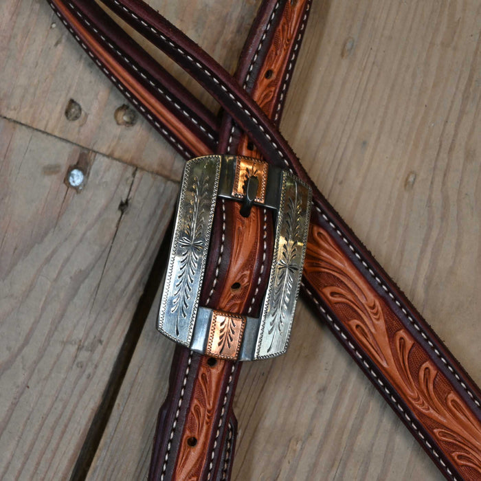 Ross Bullinger 3/4" Split Ear Headstall w/C.R.E. Buckle