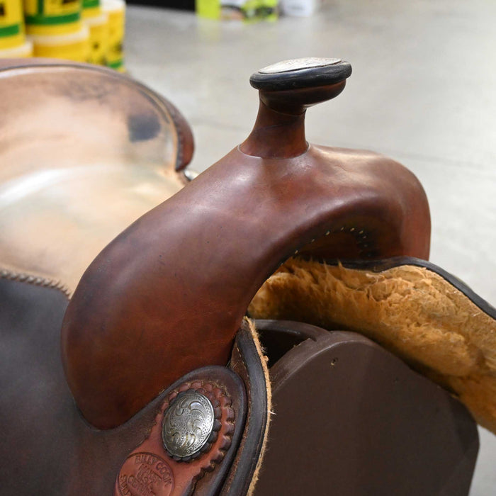 16.5" USED BILLY COOK TRAINING SADDLE