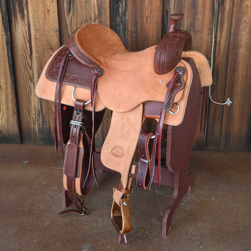 16" TESKEY'S RANCH CUTTER SADDLE Saddles - New Teskey's Saddlery