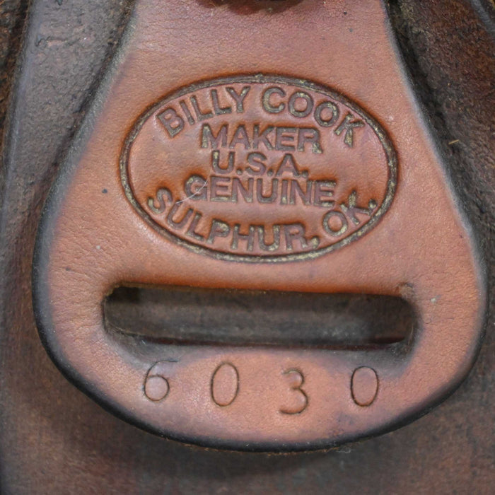 16.5" USED BILLY COOK TRAINING SADDLE