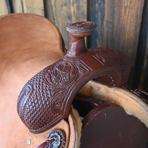 16" TESKEY'S RANCH CUTTER SADDLE Saddles - New Teskey's Saddlery