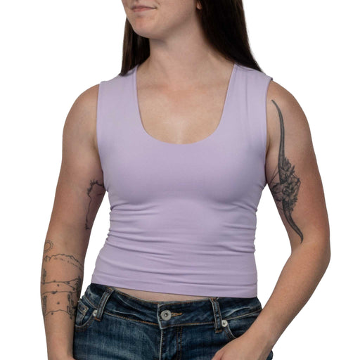 Double Layered Seamless Top - Hyacinth WOMEN - Clothing - Tops - Sleeveless By Together
