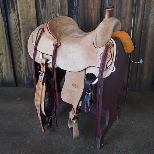 15.5" TESKEY'S PRO CUTTER RANCH CUTTER SADDLE Saddles - New Teskey's Saddlery