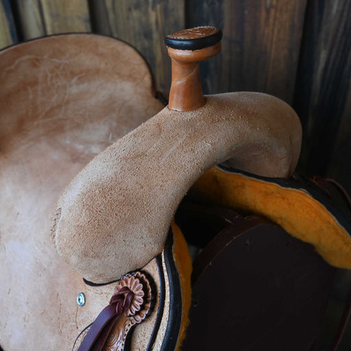 15.5" TESKEY'S PRO CUTTER RANCH CUTTER SADDLE Saddles - New Teskey's Saddlery