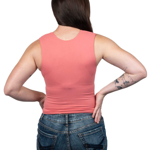 Double Layered Seamless Top - Light Cherry WOMEN - Clothing - Tops - Sleeveless By Together