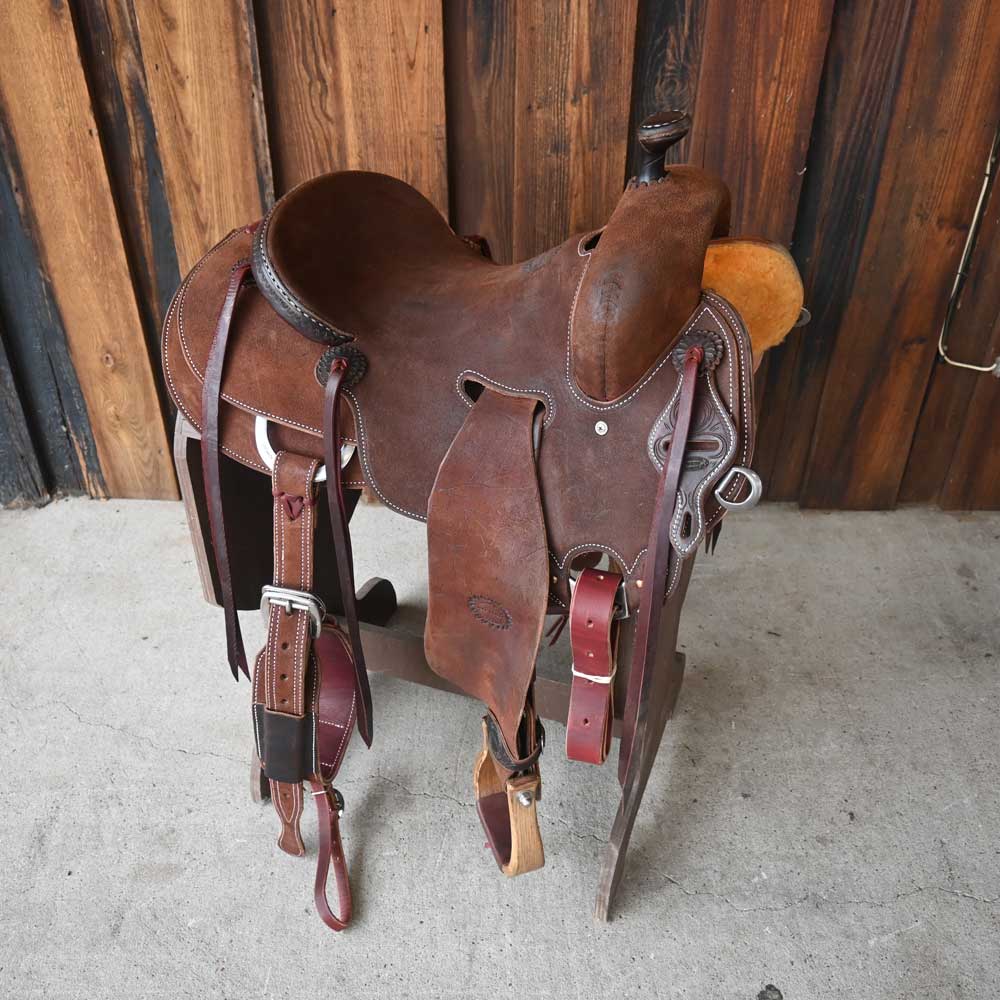 15" JEFF SMITH RANCH CUTTING SADDLE Saddles Jeff Smith   