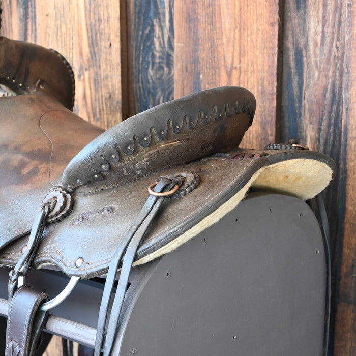 15" USED HAL EVANS RANCH SADDLE