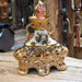 Vintage Gold Ceramic Jim Beam Kentucky Straight 175 Month Beam Decanter Collectibles MISC
