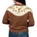 Pendleton Women's Western Floral Henley Sweater - Spice Brown WOMEN - Clothing - Sweaters & Cardigans Pendleton