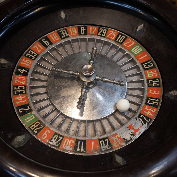 Vintage 1940's Rotta Games Roulette Wheel - 14.5" Diameter Collectibles Rotta Games