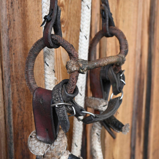 Grant Ogilvie Copper Wrapped Mullen Bridle Rig w/Single Ear Headstall Tack - Rigs Grant Ogilvie