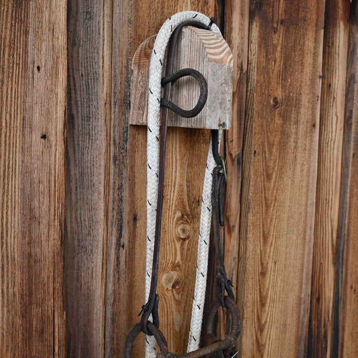Grant Ogilvie Copper Wrapped Mullen Bridle Rig w/Single Ear Headstall Tack - Rigs Grant Ogilvie