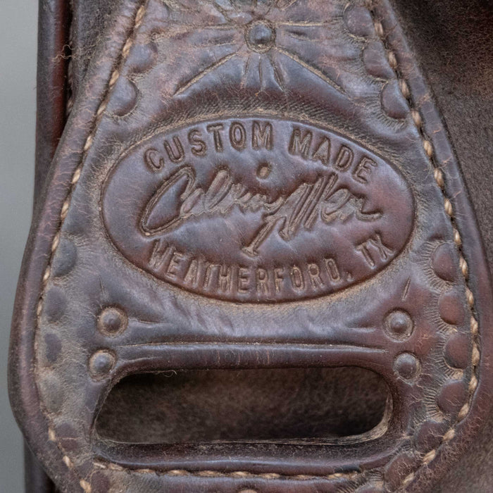17" USED CALVIN ALLEN CUTTING SADDLE