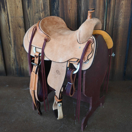15.5" TESKEY'S PRO CUTTER RANCH CUTTER SADDLE Saddles - New Teskey's Saddlery