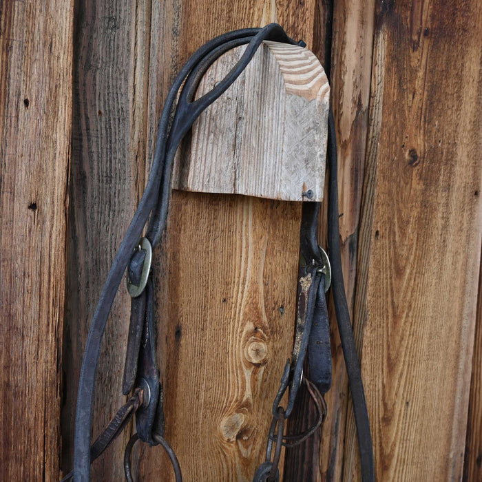 O-Ring Corkscrew Snaffle Bridle Rig w/Split Ear Headstall Tack - Rigs misc