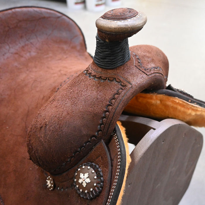 13" PATRICK SMITH YOUTH TEAM ROPING SADDLE Saddles - New Patrick Smith