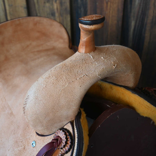 15.5" TESKEY'S PRO CUTTER RANCH CUTTER SADDLE Saddles - New Teskey's Saddlery