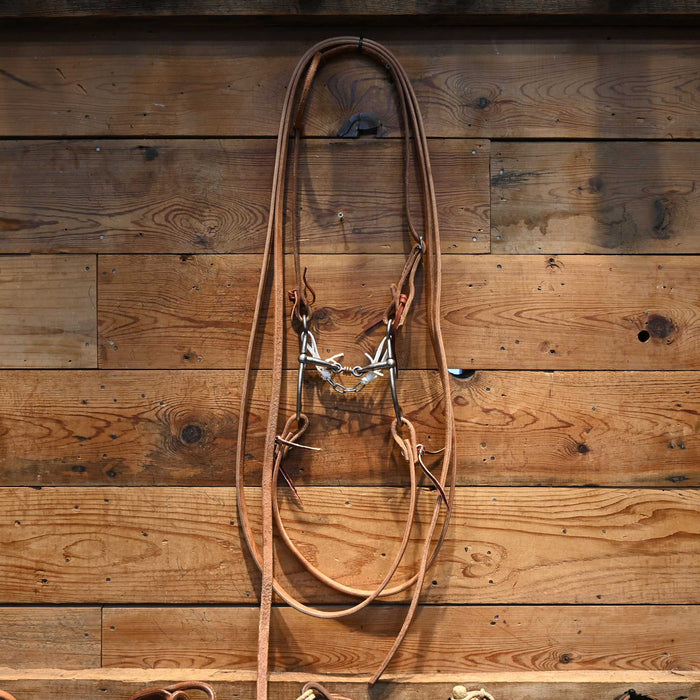 Kerry Kelley 50 Dogbone Bridle Rig w/ Single Ear Headstall
