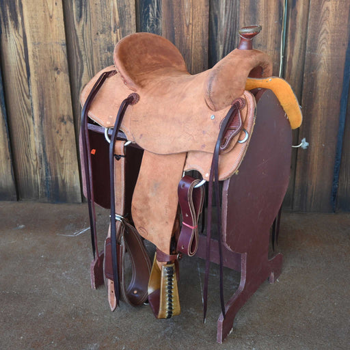 15" TESKEY'S STRIP DOWN RANCH SADDLE Saddles - New Teskey's Saddlery
