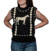 Horse Knit Vest WOMEN - Clothing - Tops - Sleeveless THML Clothing
