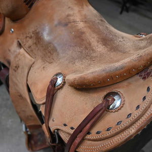 15" USED TRENT WARD RANCH SADDLE Saddles Trent Ward   
