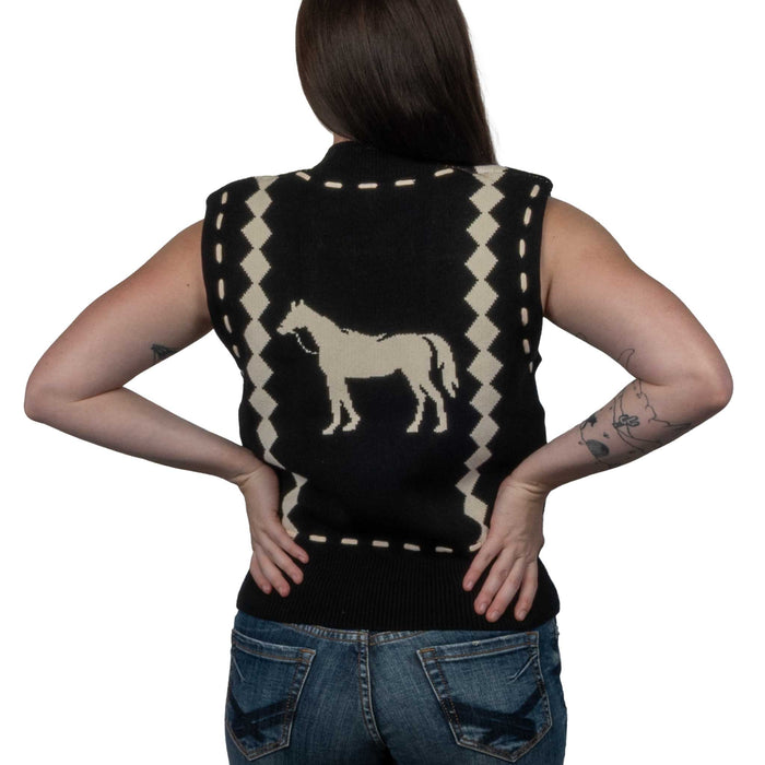 Horse Knit Vest WOMEN - Clothing - Tops - Sleeveless THML Clothing