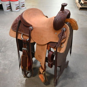 16.5" TESKEY'S RANCH CUTTER SADDLE Saddles Teskey's Saddlery