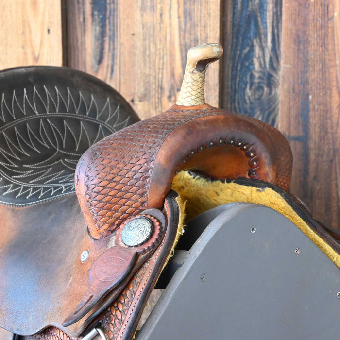 14" USED BILLY COOK BARREL SADDLE